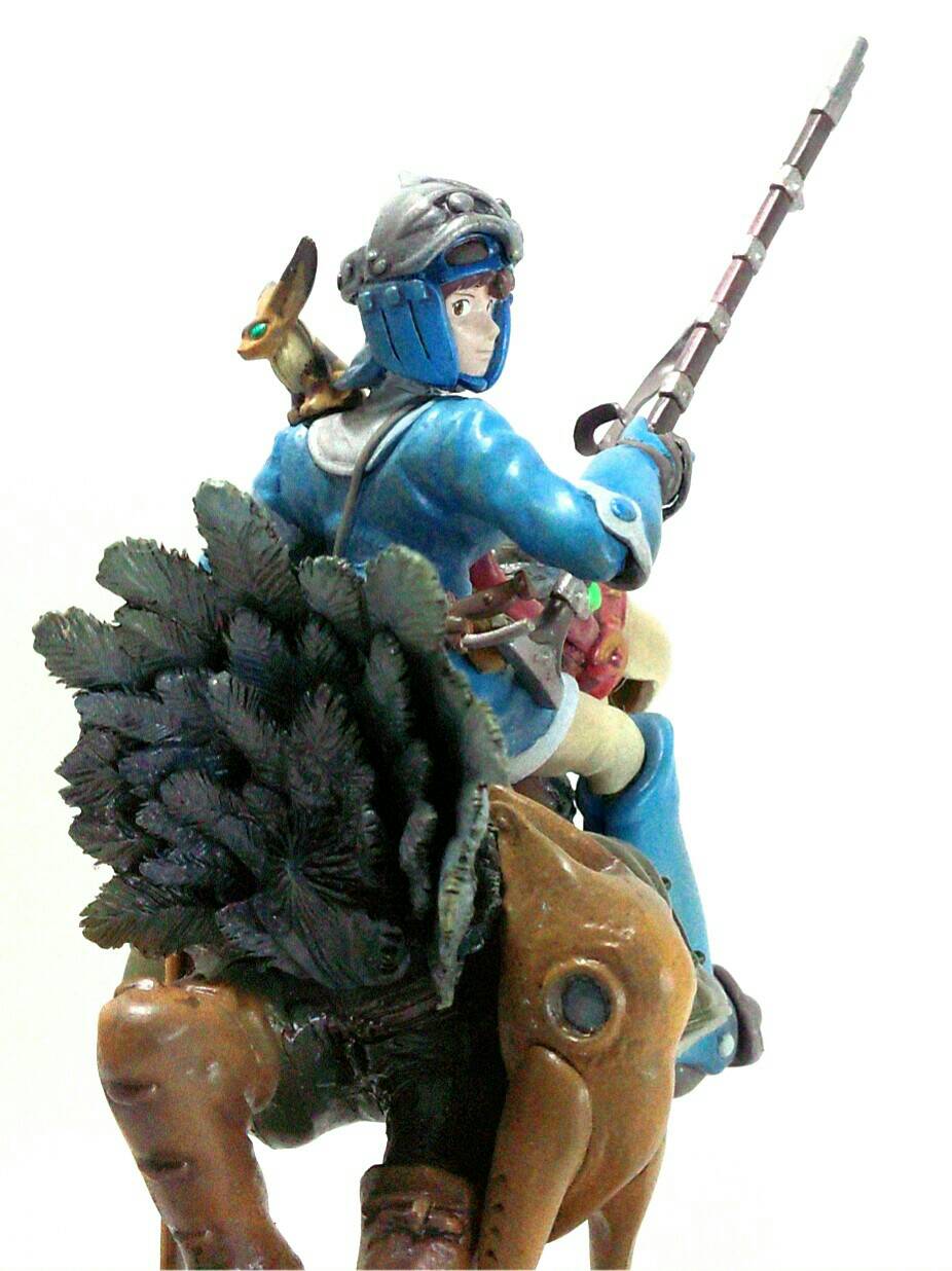 風の谷のナウシカ プラモ改造 カイに乗るナウシカ画像3