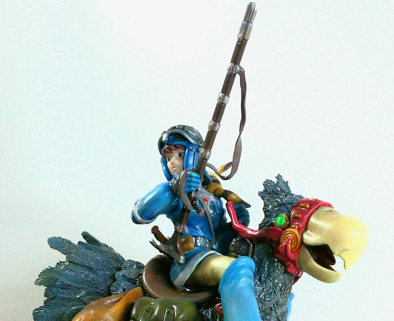 風の谷のナウシカ プラモ改造 カイに乗るナウシカ画像4