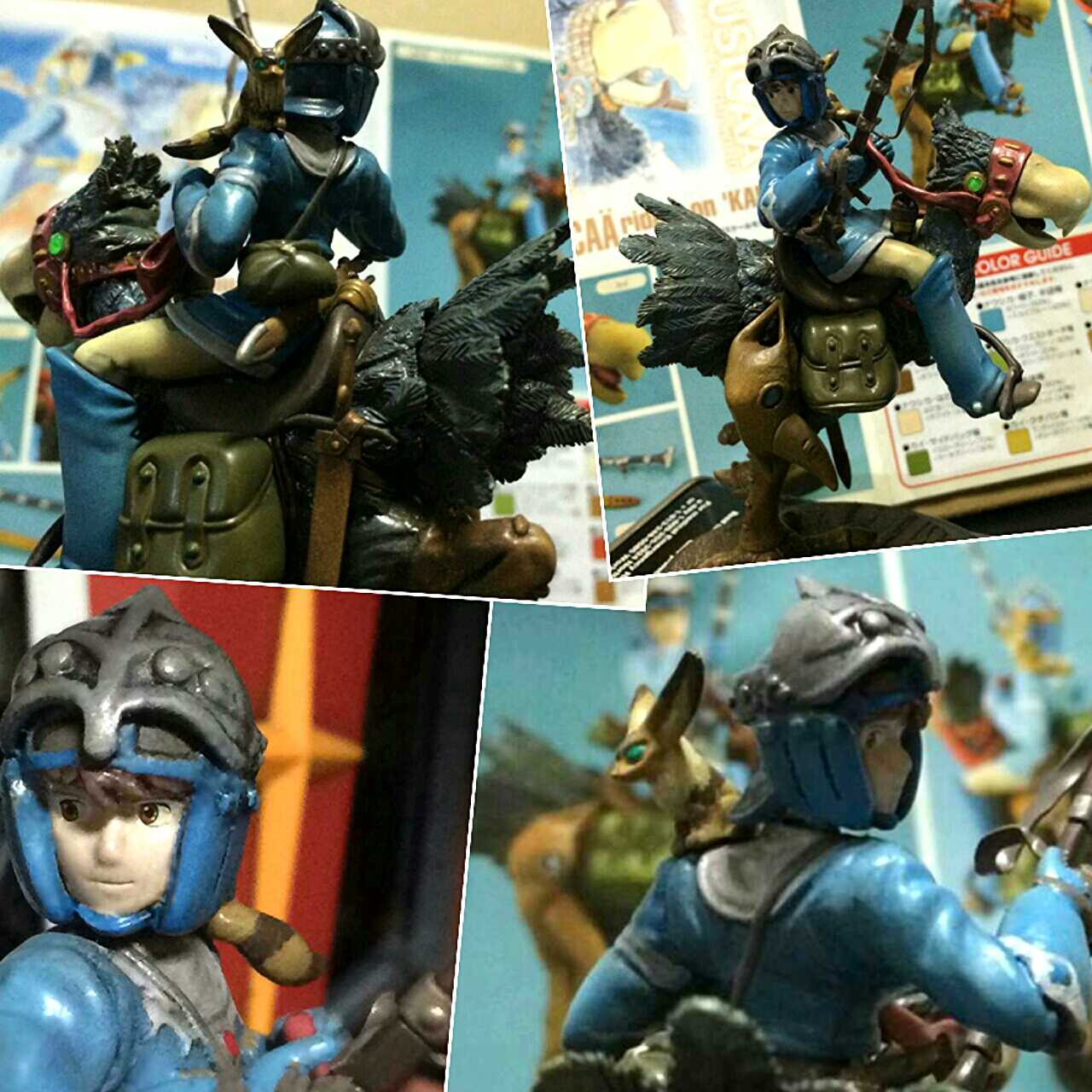 風の谷のナウシカ プラモ改造 カイに乗るナウシカ画像6