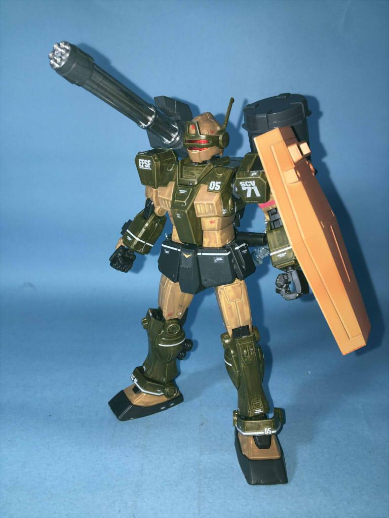 HG 1/144 RGM-79KC ジム・インターセプトカスタム地上要塞防衛仕様(GM Intercept Custom Ground fortress defense specification)画像1